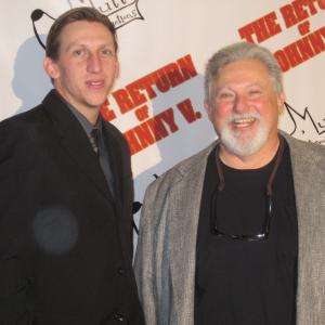 John William Young with his son, director Ryan Young at the premier of his feature film THE RETURN OF JOHNNY V