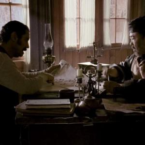 Still of Ian McShane and Keone Young in Deadwood (2004)