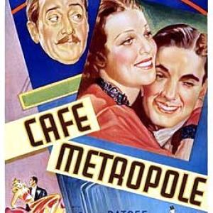 Tyrone Power, Adolphe Menjou and Loretta Young in Café Metropole (1937)
