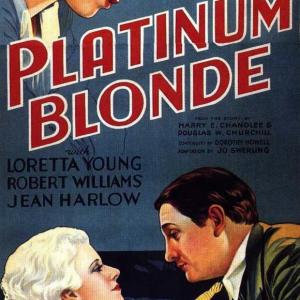 Jean Harlow Robert Williams and Loretta Young in Platinum Blonde 1931