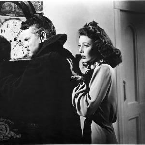 Still of Orson Welles and Loretta Young in The Stranger 1946