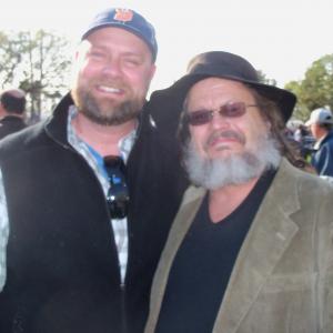 DOUG ONEILL trainer of ILL HAVE ANOTHER winner of the 2012 Kentucky Derby  Preakness and actor DELL YOUNT  Lucky Beards  Santa Anita