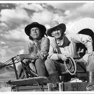 Still of Walter Brennan and Chief Yowlachie in Red River 1948