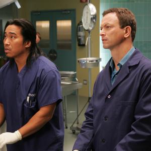 Ron Yuan with Gary Sinese in CSINY