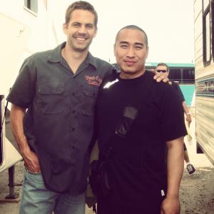 Paul Walker and Ron Yuan from the fourth installment Fast and Furious