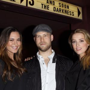 Odette Annable Marcos Efron and Amber Heard at event of And Soon the Darkness 2010