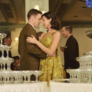 Still of Bret Harrison and Odette Annable in The Astronaut Wives Club (2015)
