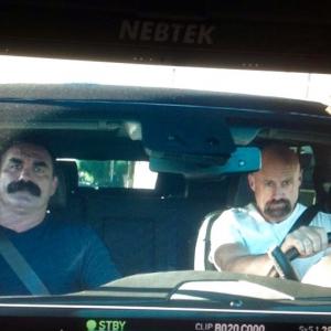 ActorProducer James Zahnd and ActorMMA fighter Don Frye in the Film Street Level