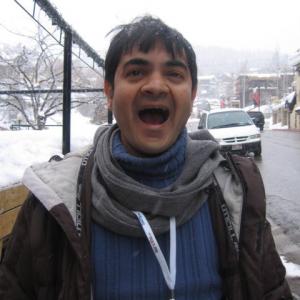 Hammad Zaidi freezing at Sundance