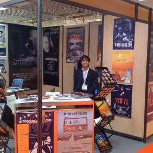 Lonely Seal Releasing booth at the Cannes Film Market many years ago