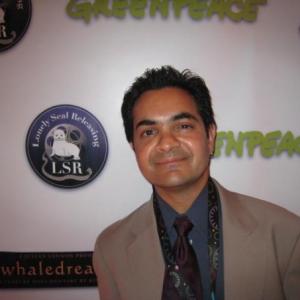 Hammad Zaidi at the party for Julian Lennons film Whaledreamers at the Cannes Film Festival in 2007 Hammads company Lonely Seal Releasing threw the party alongside Greenpeace and Hollywoodtodaycom