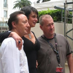 Julian Lennon and Director Kim Kindersley, with Julia Butterfly Hill, the woman who lived in a tree, at the Cannes Film Festival in 2007. Hammad Zaidi's company represents Julian Lennon's film, 