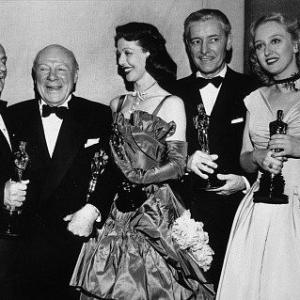 Academy Awards  20th Annual Darryl Zanuck Edmund Gwenn Loreta Young Ronald Colman Celeste Holm  1948