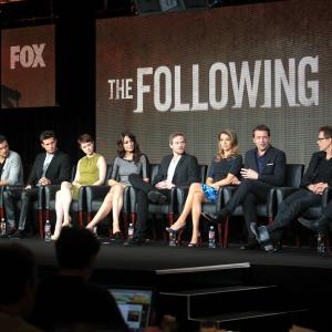 Kevin Bacon, Shawn Ashmore, Annie Parisse, James Purefoy, Natalie Zea, Valorie Curry, Nico Tortorella, Kyle Catlett and Adan Canto at event of The Following (2013)