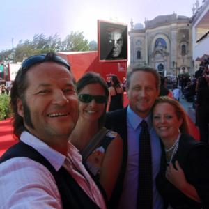 Zeitlingers and Bassetts at the Venice Film Festival premiere Son my Son What have Ye done