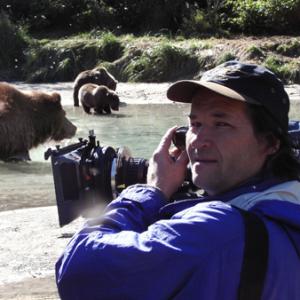 Peter Zeitlinger shooting Grizzly Man