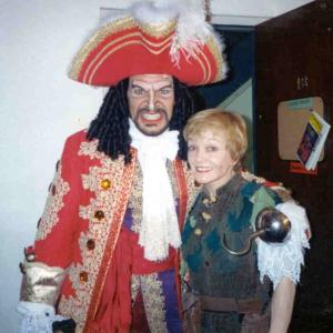 With Cathy Rigby in Peter Pan
