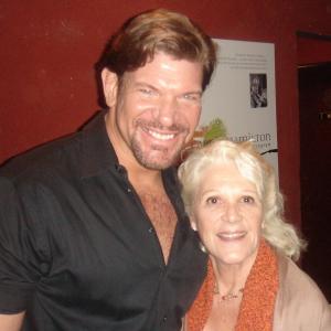 With Linda Lavin at Hollywood Arms reading