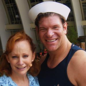 With Reba McEntire in South Pacific at The Hollywood Bowl