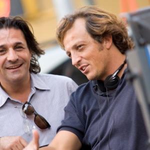 Director Gabriele Muccino and Tonino Zera