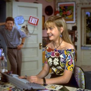 Still of Melissa Joan Hart and Jason Zimbler in Clarissa Explains It All 1991