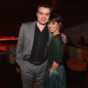Kevin Corrigan and Constance Zimmer at event of Results 2015