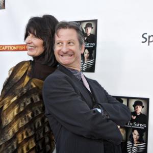 Kathy Buckley and David Zimmerman at the Premiere of SEE WHAT IM SAYING at the Egyptian Theatre in Hollywood