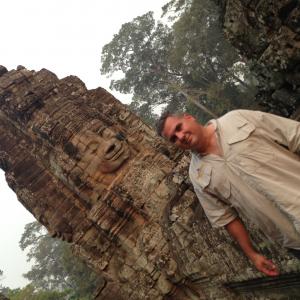 director Daniel Zirilli scouting ANGKOR WAT, Cambodia (2013)