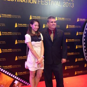 (un-named) Thai Actress and director Daniel Zirilli, judge of the THAILAND INTERNATIONAL FILM DESTINATION FESTIVAL.