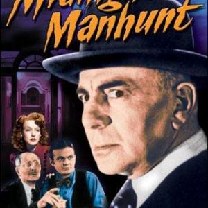 Leo Gorcey Charles Halton Ann Savage and George Zucco in Midnight Manhunt 1945