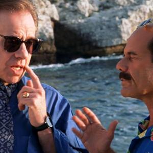 Zack Norman as Kaz Naiman with Peter Bogdanovich in Festival In Cannes The Rainbow Film CompanyParamount Classics 2001