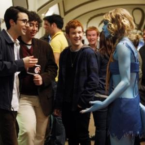 Still of Josh Zuckerman, Keaton Savage, AnnaLynne McCord and Ashton Bingham in 90210 (2008)