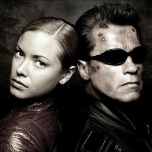 Kristanna Loken and Arnold Schwarzenegger in Terminator 3 Rise of the Machines