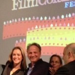 At FilmColumbia Festival with Kristanna Loken at screening of FIGHTING FOR FREEDOM