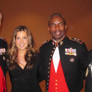 General Joesph Dunford, Ashley Cusato, General Ron Bailey, Major James Capers Marine Corps Ball, November 2011