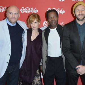 Isaach De Bankol John Michael McDonagh Kelly Reilly and Chris ODowd at event of Golgota 2014