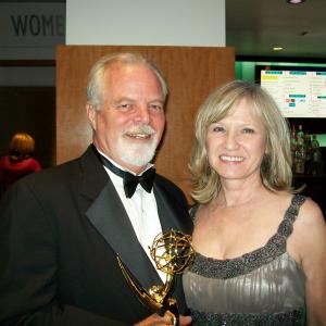 2009 Emmy AwardsWinner Best Sound EditingSeries Battlestar Galactica Pictured are Rick and wife Kathy
