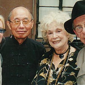 Director Alison Thompson with Actors Kim Chan, Sylvia Miles and Frank Gorshin.