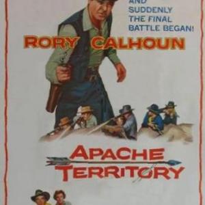 Rory Calhoun and Barbara Bates in Apache Territory 1958