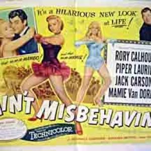 Piper Laurie, Rory Calhoun and Jack Carson in Ain't Misbehavin' (1955)