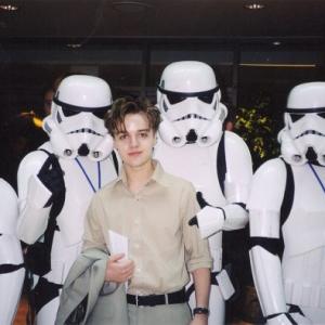 At the Star Wars Attack of the Clones Episode II Premier