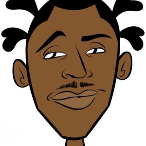 Caricature of LeJon for 2012 Channy Awards