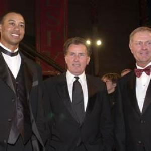 Martin Sheen Tiger Woods and Jack Nicklaus