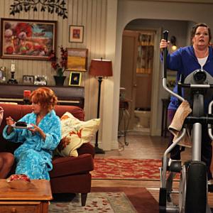 Still of Melissa McCarthy Billy Gardell and Katy Mixon in Mike amp Molly 2010