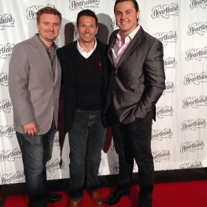 Adam Cassell Johnathan Gorman and Bryan Patrick McCulley at 2013 Heartland Film Festival Opening Night