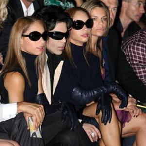 Maya McClean, Prince and Nandy CcClean @ Versace Fashion show - 2006