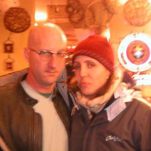 Danny Vinik and Triggerstreet's Sarah Bay Williams at Sundance 2004.