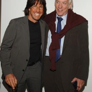 Donald Sutherland and Christian Duguay at event of Human Trafficking 2005