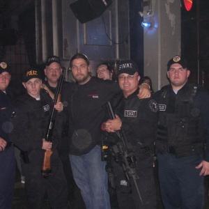 Shooting in Hamilton Ohio for Immortally Yours aka Kiss of the Vampire with the SWAT team 2009