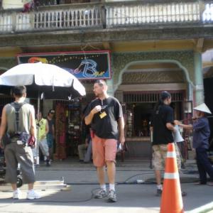 Jude S Walko on the set of Korean VietnamWar drama Sunny near Kanchanaburi Thailand